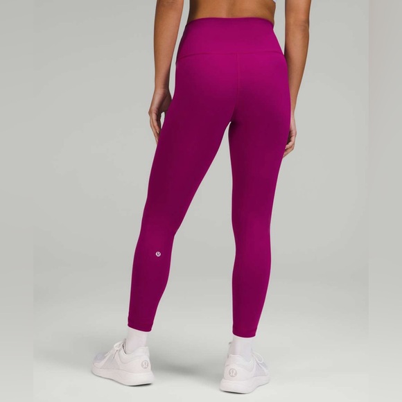 Lululemon Wunder Train High-Rise Tight 25" | Magenta Purple | Size 4 | Everlux - Picture 3 of 7